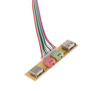 DIY Replacements Computer PC Case Front Wiring Cable USB 2.0 Audio-7.8CM