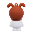 16GB Cartoon Dog Type Soft Rubber USB Flash Drive U Disk Memory Stick Pen for Laptop Desktop