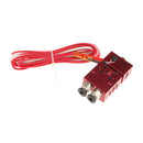 Dual Head Nozzle Extruder 0.4mm/1.75mm HotEnd Mixed Color Switch 3D Printer with cable