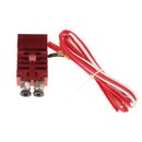 Dual Head Nozzle Extruder 0.4mm/1.75mm HotEnd Mixed Color Switch 3D Printer with cable