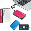 USB 3.0 External 2.5''SATA SDD HDD Hard Drive Disc Enclosure Case Box for PC-Blue