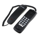 Line Corded Phone Landline Wall Night Light Service Telephone Redial-Black