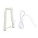 Big Button Corded Phone Landline Home Telephone Caller ID Function White
