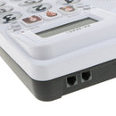 Big Button Corded Phone Landline Home Telephone Caller ID Function White