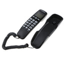 Desktop Corded Telephone Speaker Caller ID Line Phone LCD Display Black