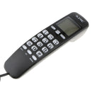 Desktop Corded Telephone Speaker Caller ID Line Phone LCD Display Black