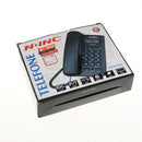 Wired Landline Telephone Office Hotel Wall-Mountable Line Phone Black