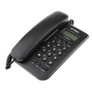Wired Landline Telephone Office Hotel Wall-Mountable Line Phone Black