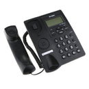 Desktop Corded Telephone Phone Desk-Mountable Redial with Phone Line Black
