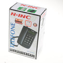 Desktop Corded Telephone Phone Desk-Mountable Redial w/ Phone Line Black