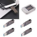 USB3.0 Swivel USB-C Stick Pen Flash Drive Memory Stick Disk for Laptop 8GB