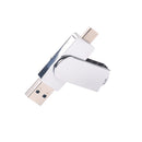 USB 3.0 Flash Drive Dual Pen Drive USB Type-C U Disk Swivel Design 64GB
