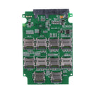 Micro-SATA Converter for 10x Micro SD TF Slots To SATA SSD Adapter Board