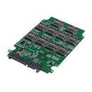 Micro-SATA Converter for 10x Micro SD TF Slots To SATA SSD Adapter Board