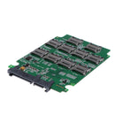 Micro-SATA Converter for 10x Micro SD TF Slots To SATA SSD Adapter Board