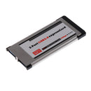 Express Card to 2Port USB3.0 34mm Adapter Convert Card Expansion NEC Chipset