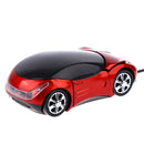 Wired Mouse Car Shaped Game USB Optical Mice for PC 800DPI Red