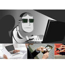 3Piece Webcam Cover Slider for Camera Shield Laptop iPad Phone Desktop Black