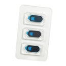 3Piece Webcam Cover Slider for Camera Shield Laptop iPad Phone Desktop Black
