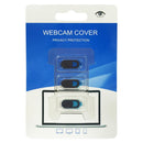 3Piece Webcam Cover Slider for Camera Shield Laptop iPad Phone Desktop Black
