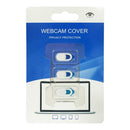 3Piece Webcam Cover Slider for Camera Shield Laptop iPad Phone Desktop Black White