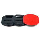 8Packs Double-sided Glue Pad with Helmet Flat Adhesive Mount Curved Surface Base for GoPro Hero Xiaomi Yi SJCAM
