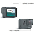 Lens Protector with Clear LCD Screen Film Protective from Scratch Dust for GoPro Hero 5 6 Sports Camera
