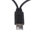 30cm USB A Male to 2Port USB Female Y-Splitter Extension Adapter Cable