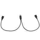 30cm USB A Male to 2Port USB Female Y-Splitter Extension Adapter Cable