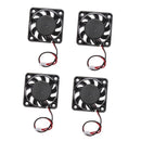 4PCS 12V 3Pin 40x40x10mm Mini-Fan Silent Computer Cooler Cooling Fan