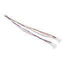 5Piece 4Pin to Dual 4Pin Y Shape Cable Cooling Fan Converter Power Extension