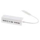 Micro USB to RJ45 LAN 10/100Mbps Fast Ethernet Network Adapter Card White