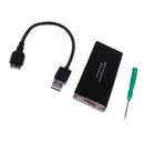 USB3.0 to M.2 NGFF Adapter SSD Hard Disk Enclosure Case supports B-key 6GB/S