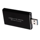 mSATA Enclosure to USB3.0 Support 5cm mSATA SSD External Adapter Case