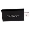 mSATA Enclosure to USB3.0 Support 5cm mSATA SSD External Adapter Case