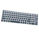 Silicone Keyboard Cover Skin Protector Film for Lenovo 5000 15.6''inch PC-Black