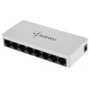 8 Port Fast Ethernet Switch Desktop Network Splitter LAN Hub Plug and Play