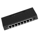 8 Port Fast Ethernet Switch Desktop Splitter Hub Plug &Play for Computer