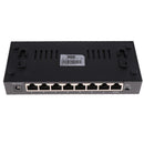 8 Port Fast Ethernet Switch Desktop Splitter Hub Plug &Play for Computer