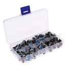 120pcs 5.8X5.8mm/7X7mm/8X8mm 6Pin DPDT Self Locking Power Micro Push Switch