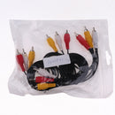 3.0M 3 RCA Male to 9 RCA Male Plug Splitter Audio Video AV Adapter Cable Black