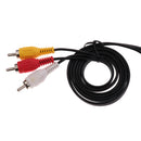3.0M 3 RCA Male to 9 RCA Male Plug Splitter Audio Video AV Adapter Cable Black