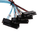 1meter Internal SAS Cable SFF8087 to 4X SFF8482 Adapter Drive Cord 12Gbps