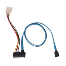 7 Pin SATA Serial ATA to SAS 29 Pin & 4 Pin Cable Male Connector Adapter