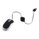 Wired Travel Mouse for PC/Netbook/Laptop/Notebook Black