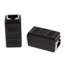 2 pieces RJ45 Female to Female Network LAN Connector Adapter Coupler Extender