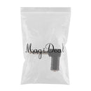 6.35mm Male Plug to 3.5mm Female Jack MIC Headset Audio Elbows Connector
