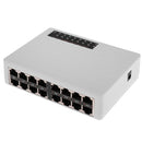 16Port RJ45 Fast Ethernet Unmanaged Switch Plug&Play Desktop Ethernet Hub