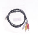 USB to RCA Cable1.5m USB Male to 3 RCA Male Jack Splitter AV Adapter Cable