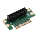 PCI Express 4X Riser Card 90 Degree Right Angle Riser Adapter Card for 1U /2U Computer